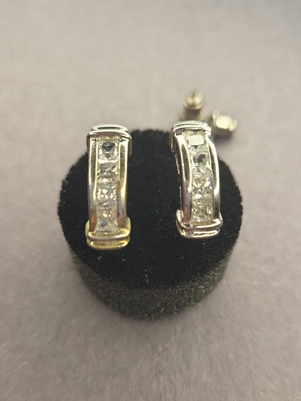 Classic Crystal Huggie Earrings